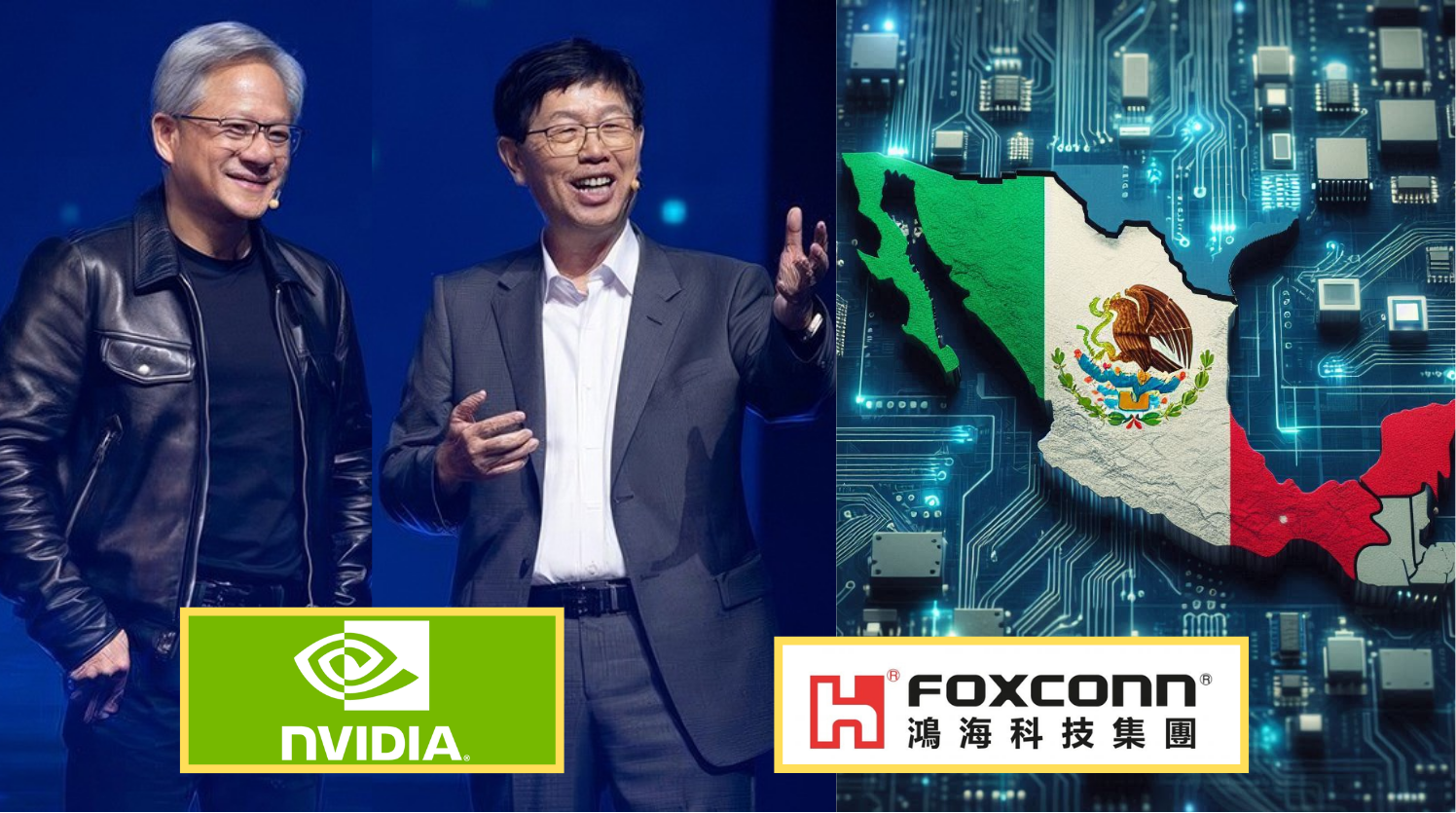 Foxconn anuncia la construcción en México de la fábrica de súperchips